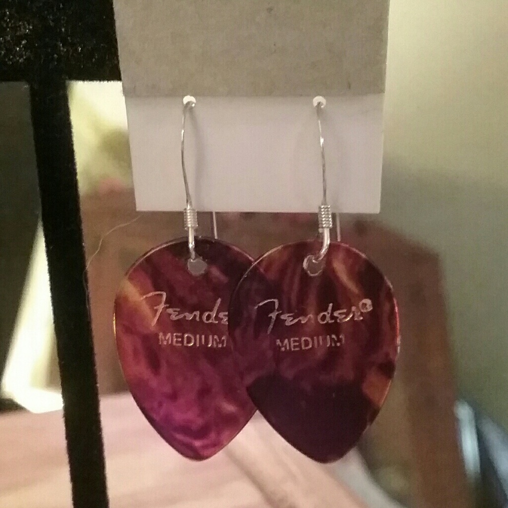Guitar Pick Earrings